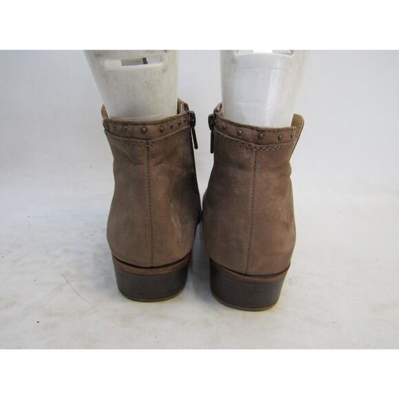 Lucky Brand Womens Size 10 M Brown Soft Leather Zip Ankle Fashion Boots Bootie - Picture 6 of 10